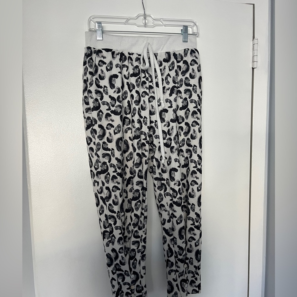 Leopard Print Jogger Pants